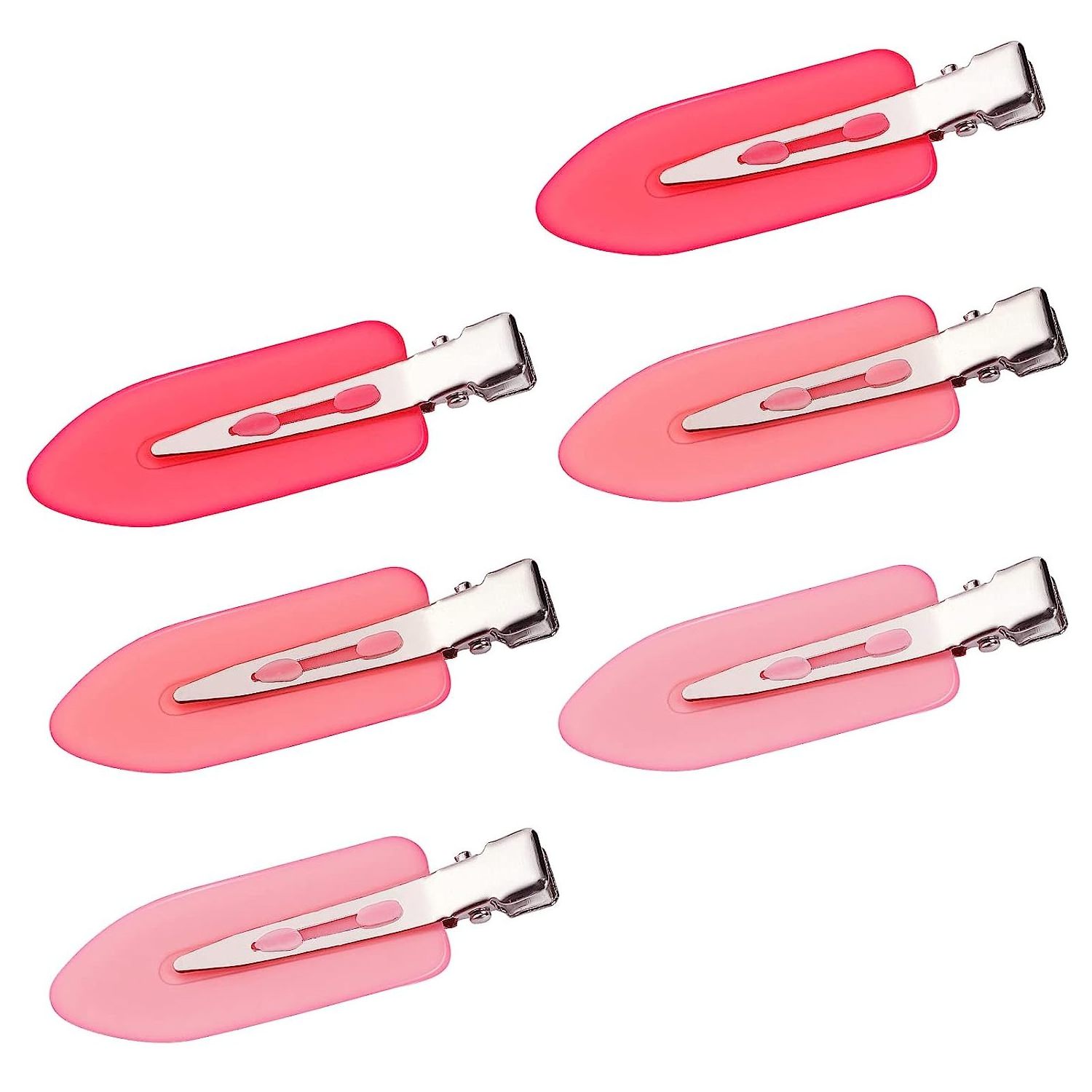 Custom Styling Bling Duck Bill Clips Acetate Acrylic No Dent No Crease Makeup Hair Clips Alligator Hair Barrettes for Salon