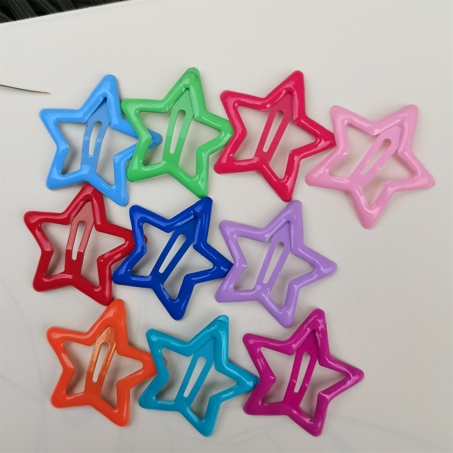 Wholesale Hot selling Candy Color Star Children's BB Clip Fresh Color Bangs Clip Popular Hair Accessories Hair Clip