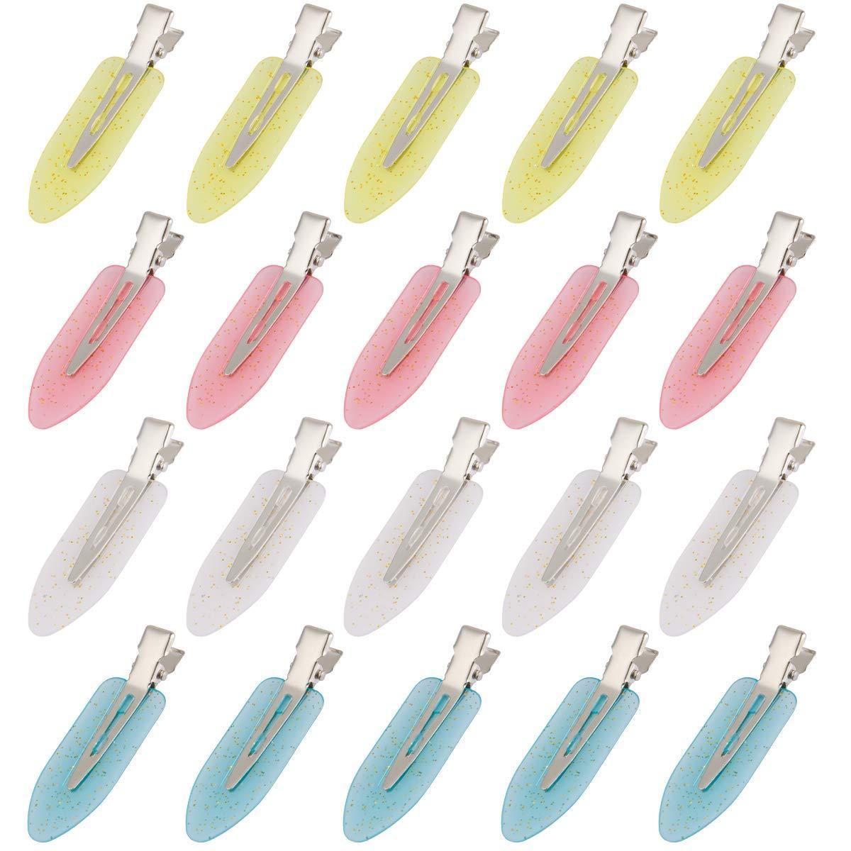 Custom Styling Bling Duck Bill Clips Acetate Acrylic No Dent No Crease Makeup Hair Clips Alligator Hair Barrettes for Salon