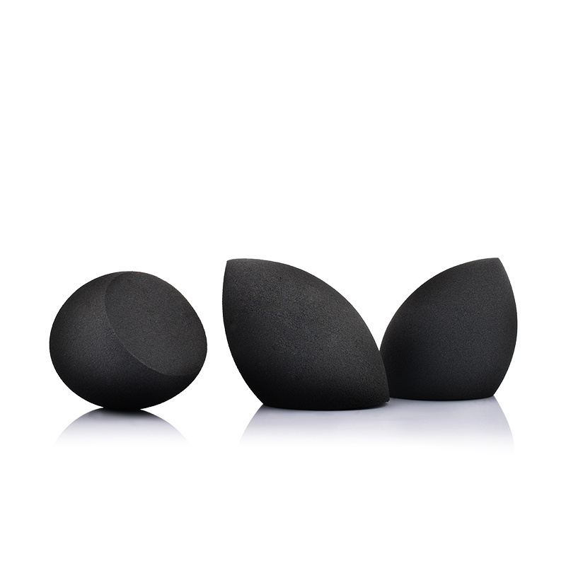 ONLY 1 PC Latex Free Facial Sponge Blender Black Soft Beauty Sponge makeup blender