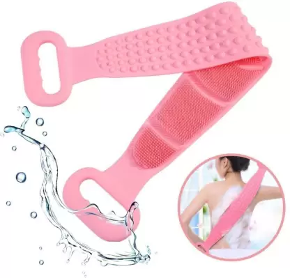 wholesale High quality Exfoliating Body Brush Belt Shower silicone back scrubber for shower