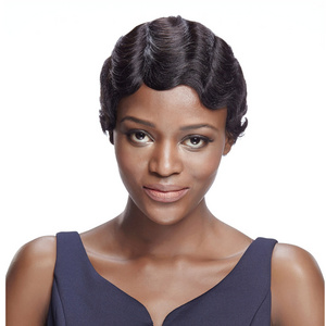 Virgin Piexie Cut Human Hair Wigs For Black Women Colored 1B T1B/27 TT99J 350 Short Remy Brazilian Grace Wave Hair Wig