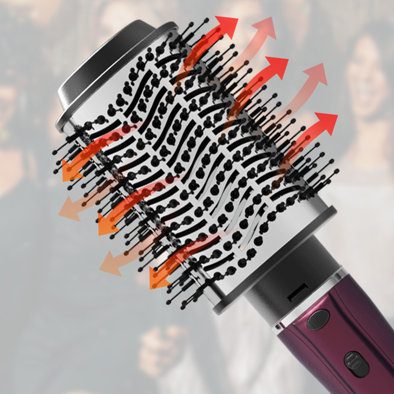 Multi Electric Hair Brush Styler One Step Hair Dryer Volumizer Blow Dryer Hair Brush Set 4 in 1 Hot Air Brush