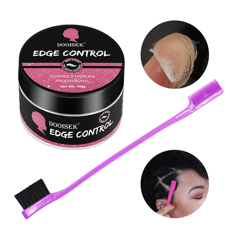 3 days USA delivery private label edge control 4c hair braiding gel and edge control wax for children woven