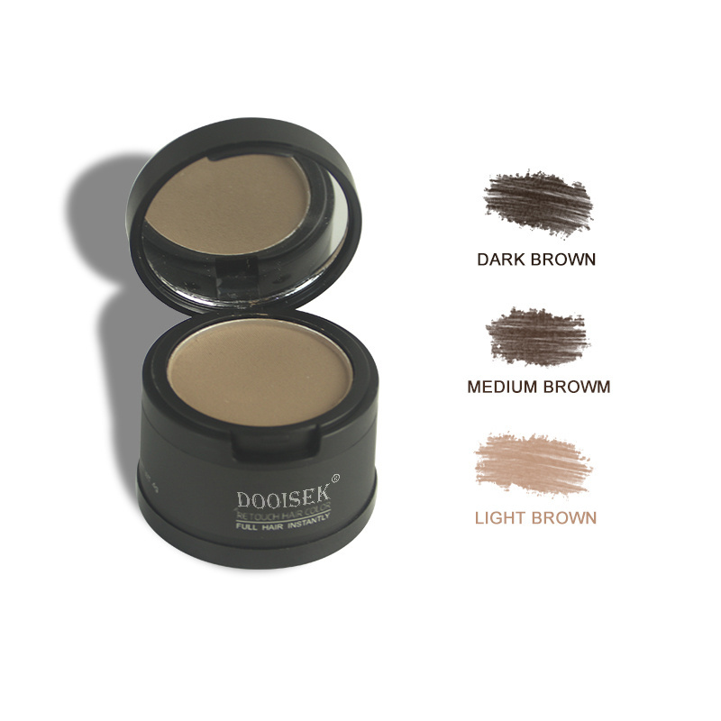 Private Label Roots Cover Up Hairline Concealer Hair Shadow Powder Instant Root Touch Up Powder for Women