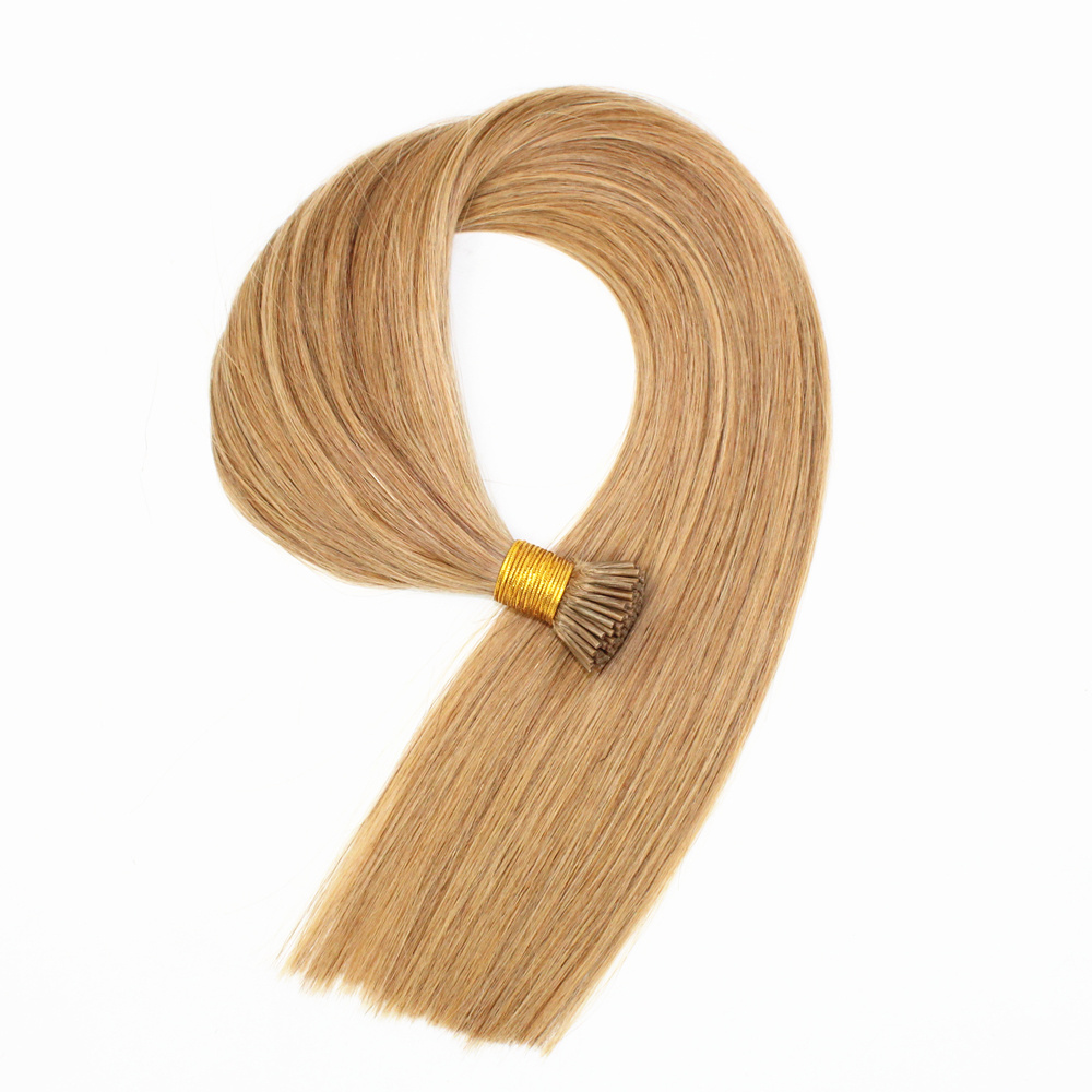 Wholesale Hair Supplier Raw Double Drawn Remy Keratin Hair Extension I Tip Micro Links Hair Extensions