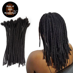 Afro wave mirco locs hair human hair braiding hair extension for black women