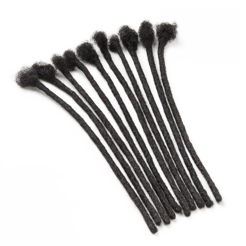 Afro wave mirco locs hair human hair braiding hair extension for black women