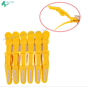 wholesale for small hair business Custom Logo Salon Styling Sectioning Non-Slip Dividing Duckbill Hair Clips for women