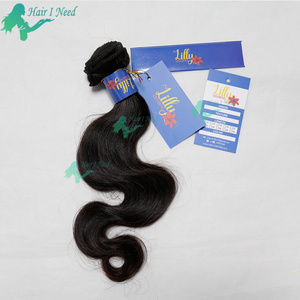 Custom logo printing on hair bundle adhesive wraps free design stickers