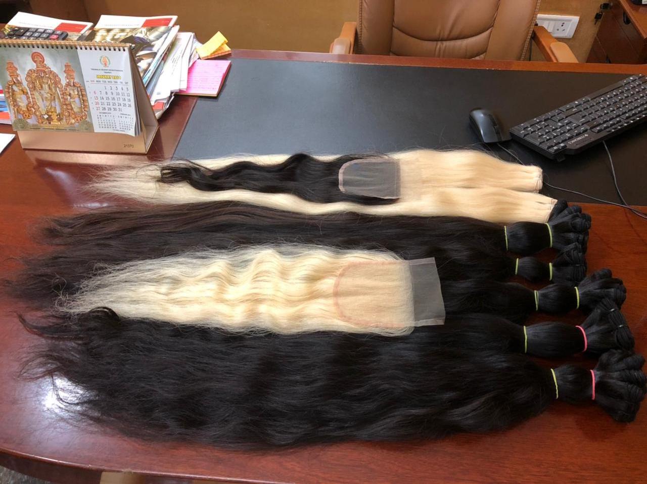 NEW YEAR DISCOUNT SALE HIGH DENSITY 100% TOP QUALITY HUMAN HAIR BUNDLES NANO HAIR EXTENSIONS HAIR KING INDIA