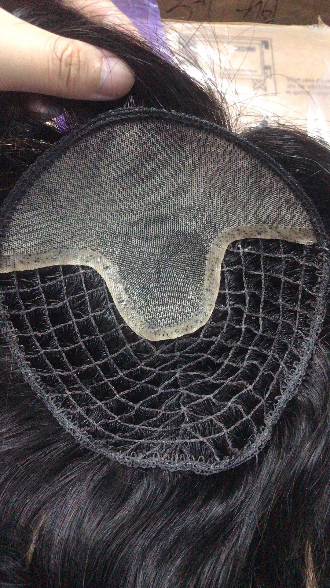 Fishnet Silk Topper For Women Hair Loss Silk Top Remy Topper For Thinning Hair Human High Density Hair Piece