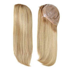 HAIR NATURE - 18" All Length Medical Wig Chinese Cuticle Remy Human Hair Lace Front Silicone Stretch Wig Cap