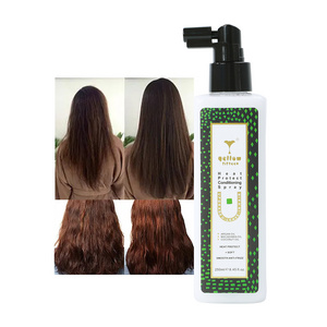 wholesale silkening mist argan coconut heat protection gloss detangling hair care moisturizer spray