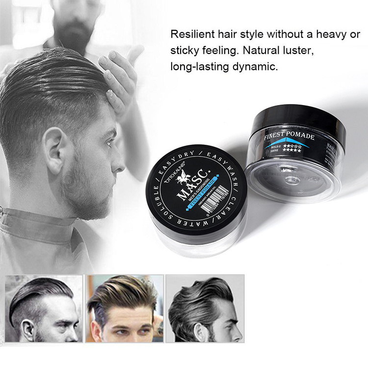 Men's Hair Styling Products Strong Hold Volumizing Custom Logo Matte Barber Wax