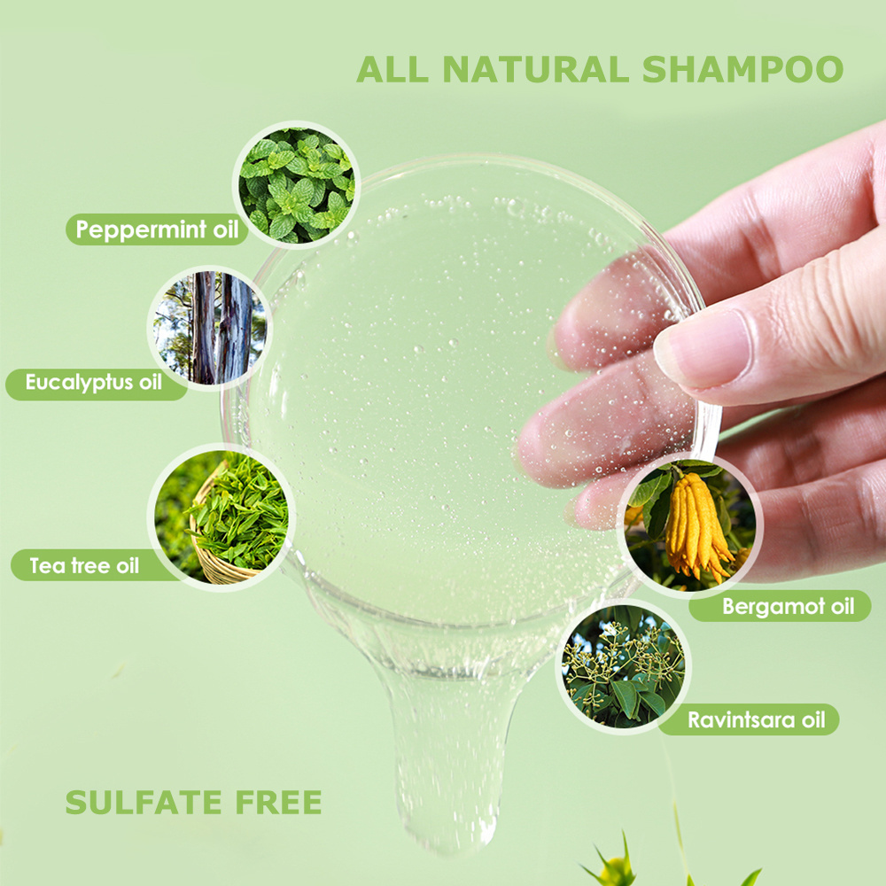 sulphate free clarifying shampoo deep clean private label purifying shampoo manufacture