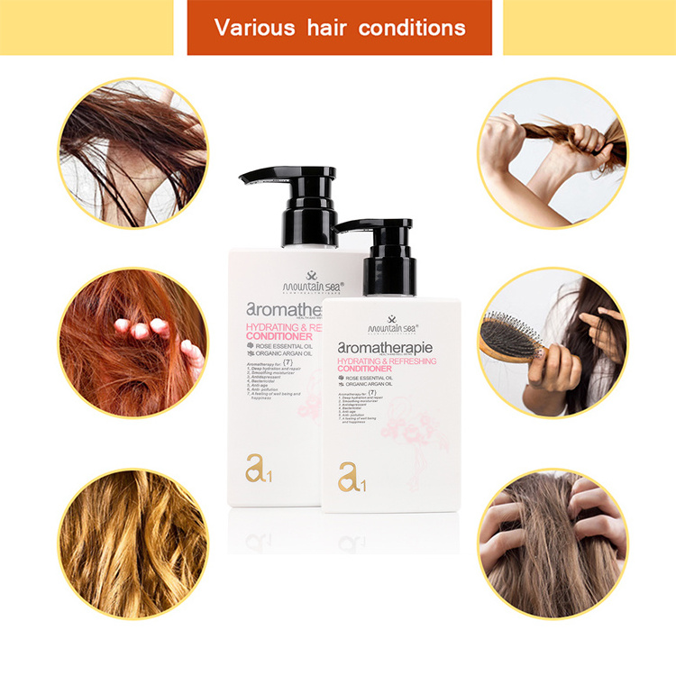 Private Label OEM Shampoo set Anti-frizz Split Restore Soft Hair Balance Scalp Growth Sulfate Free Shampoo and Conditioner Set