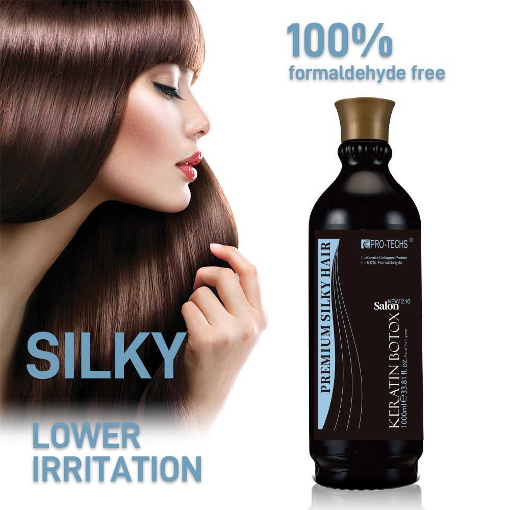 Professional Salon Private Label Hair Treatment Keratin Smoothing Permanent Straightening Treatment