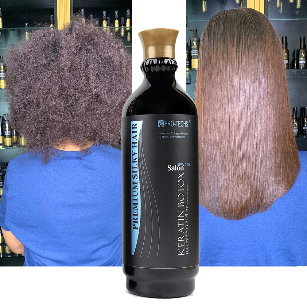 Professional Salon Private Label Hair Treatment Keratin Smoothing Permanent Straightening Treatment