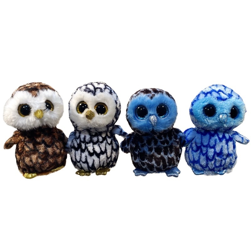 2023 New Designs 15CM owl Plush Stuffed Big eyes Plush Custom Toys Christmas gifts