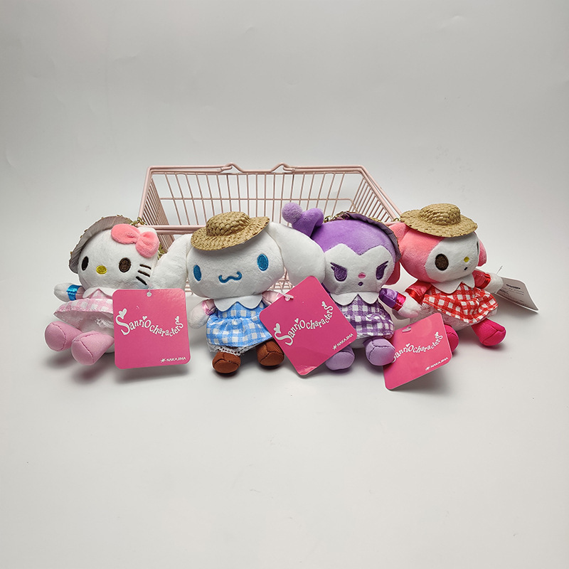 Sanrio Wholesale Plush Keychain Doll Stuffed OEM/ODM Animal Kuromi Cute Cartoon Sanrio My Melody For Kids