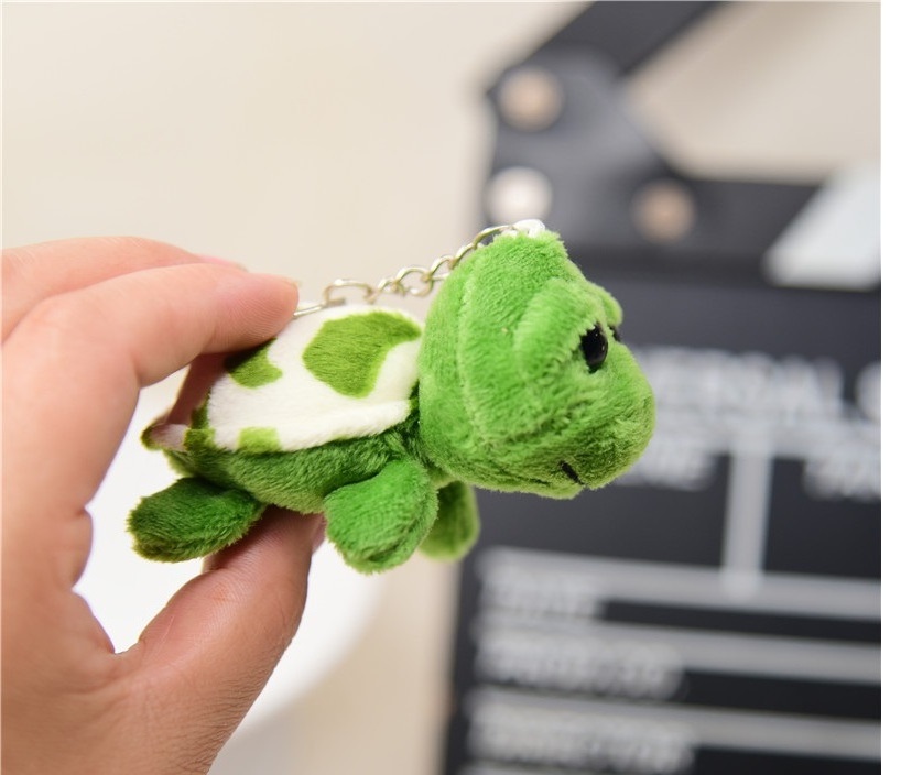 Cute Mini Cartoon Turtle Plush Toy Pendant Funny Creative Keychain Stuffed Soft High Quality Plush Toy Kids' Gift