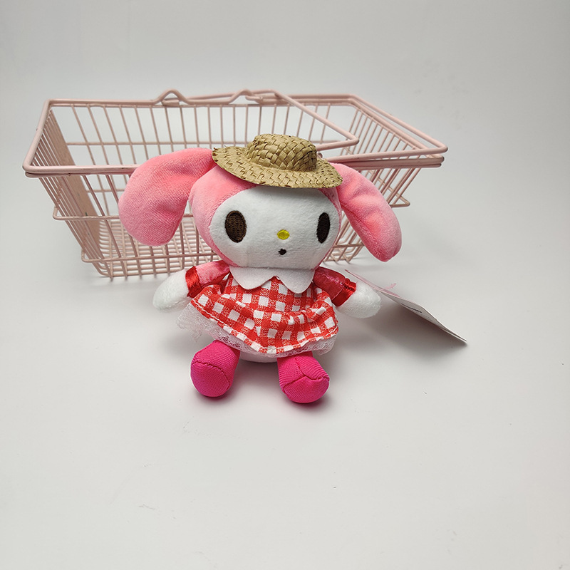 Sanrio Wholesale Plush Keychain Doll Stuffed OEM/ODM Animal Kuromi Cute Cartoon Sanrio My Melody For Kids