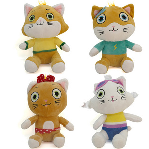 Soft Cute Toy Kitten Stuffed Plush Cat Cute Dolls Piece Hook Pendant Lovely Plush Toy Dolls