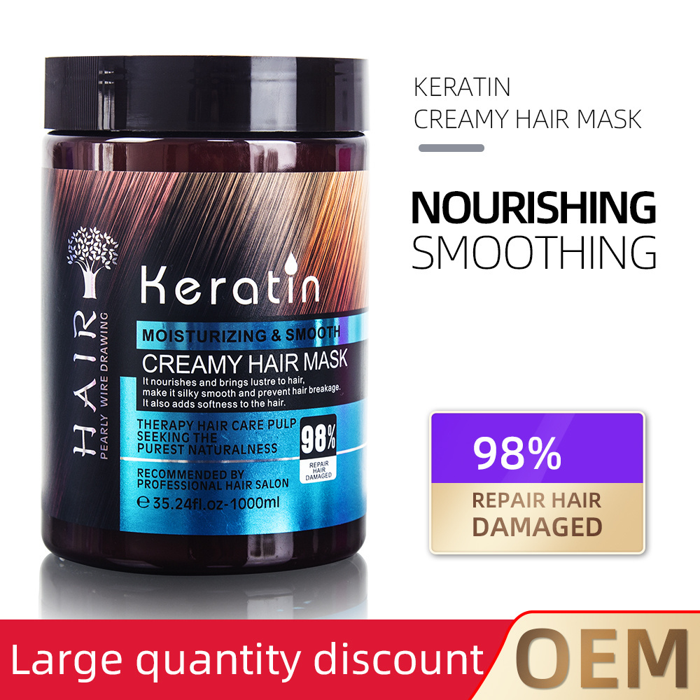 Wholesale professional protein collagen keratin treatment hair care deep moisture collagen hair mask