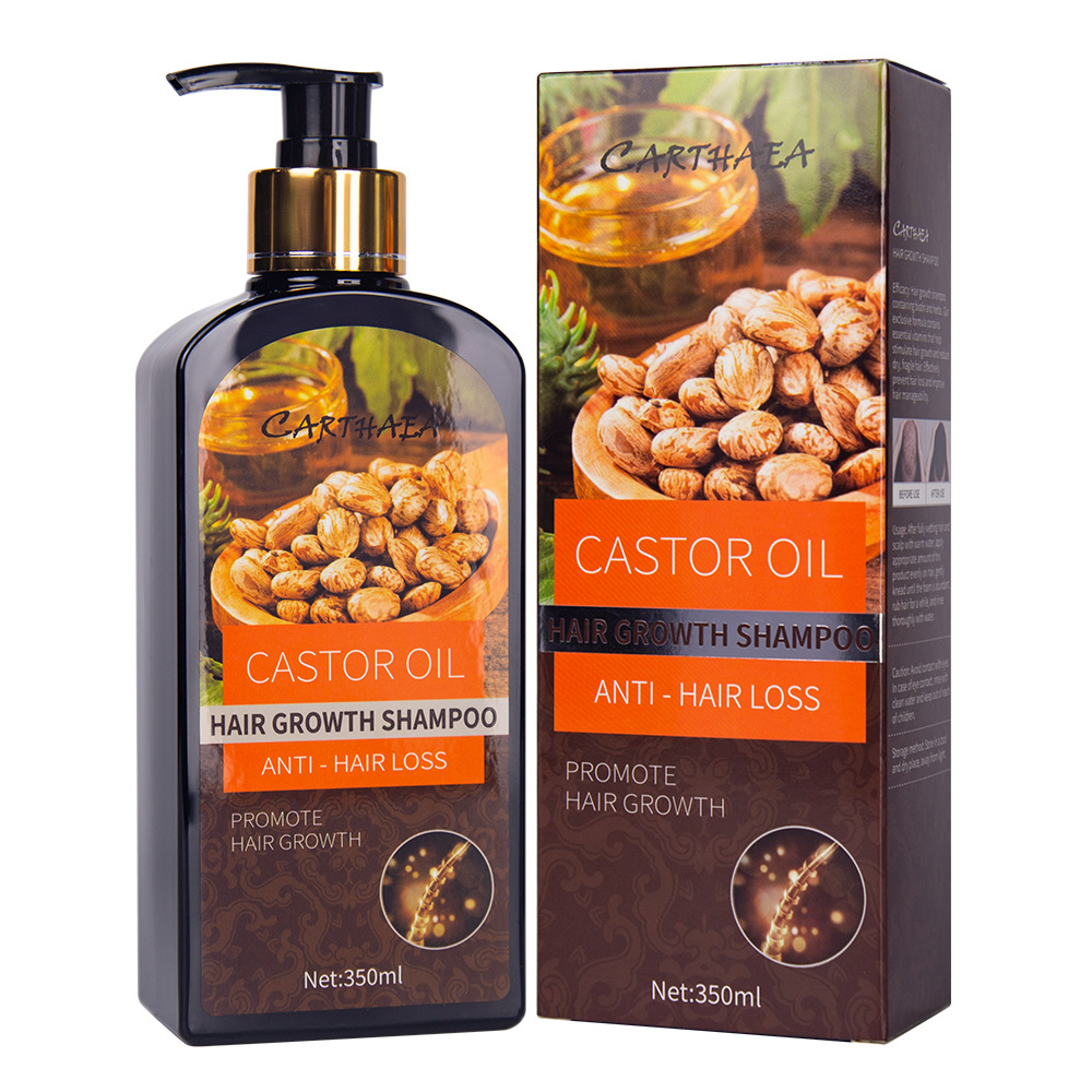 wholesale private label castor oil hair shampoo products hair growth products for men