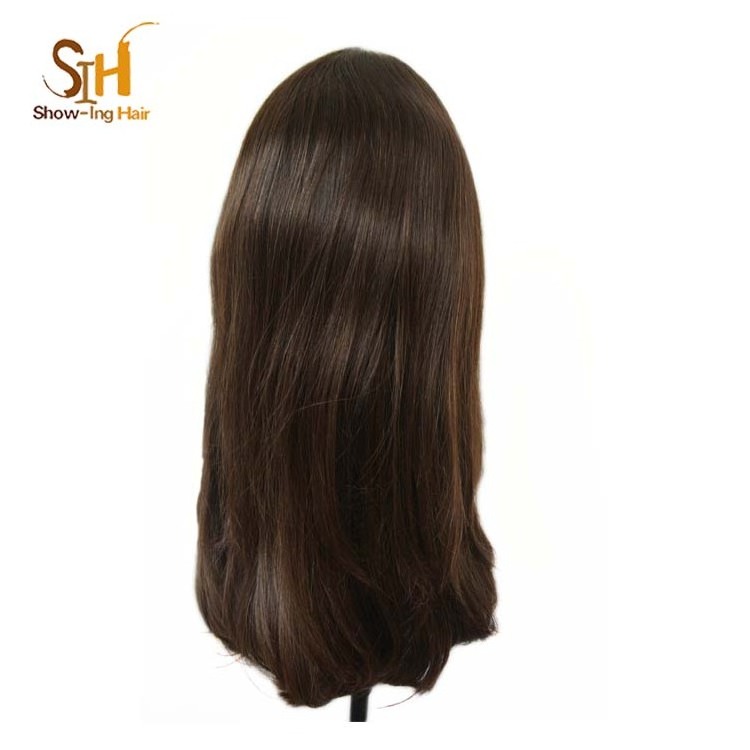 4# silk top jewish wig Kosher wigs Hair Wig