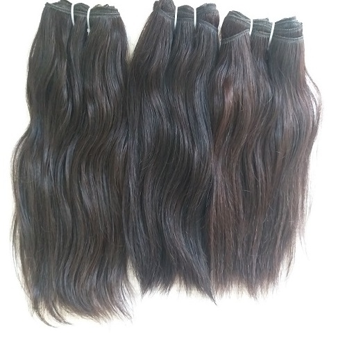 South Indian temple raw Virgin Human Hair extensions Raw Hair Vendor Straight Wavy and deep curly