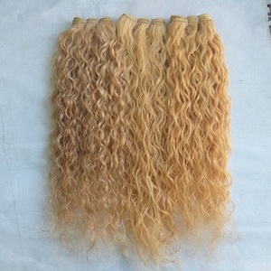 Top Quality Blonde Hair Extensions Salon Quality Russian Virgin Double Drawn Remy Cuitlce Ash Blonde