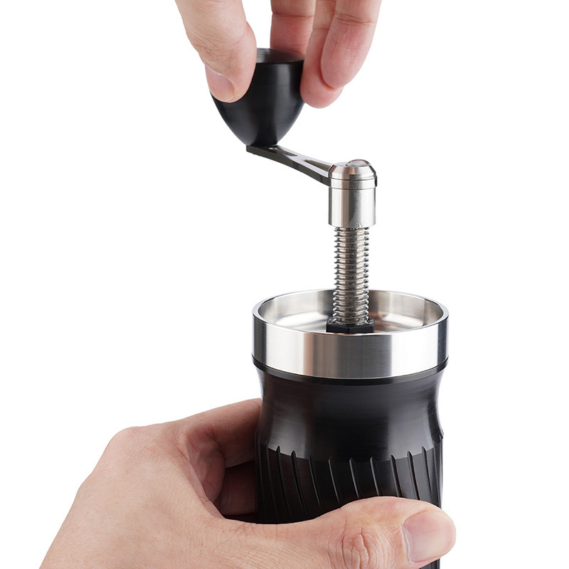 New Design Handheld Manual Coffee Maker Much More Creamy Hand Make Coffee Maker Black Factory Price Portable Stainless Steel