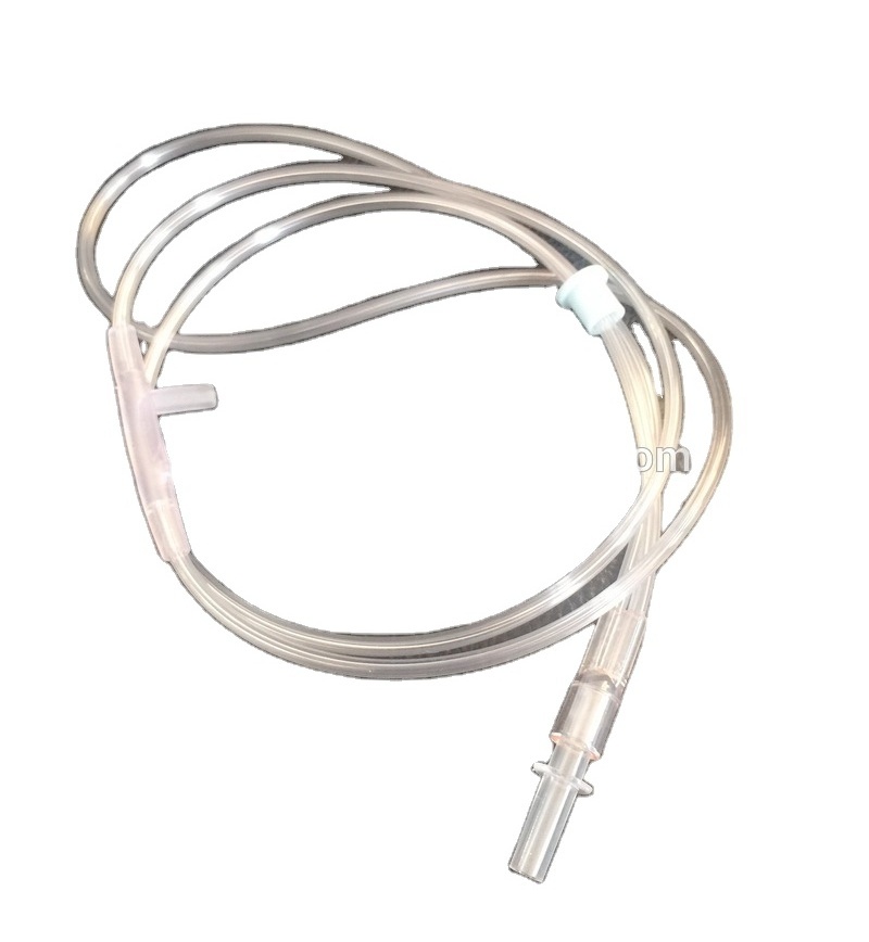 Nasal cannula with quick connector, lnosal tube with luer locker,  nose tubing with female luer connecter