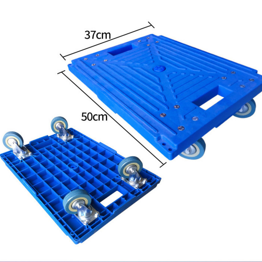 600*400 Plastic Trolley Wheels 4 Dollies Wheels Heavy Duty Trolley Cart Trolley For Boxes Moving Dolly