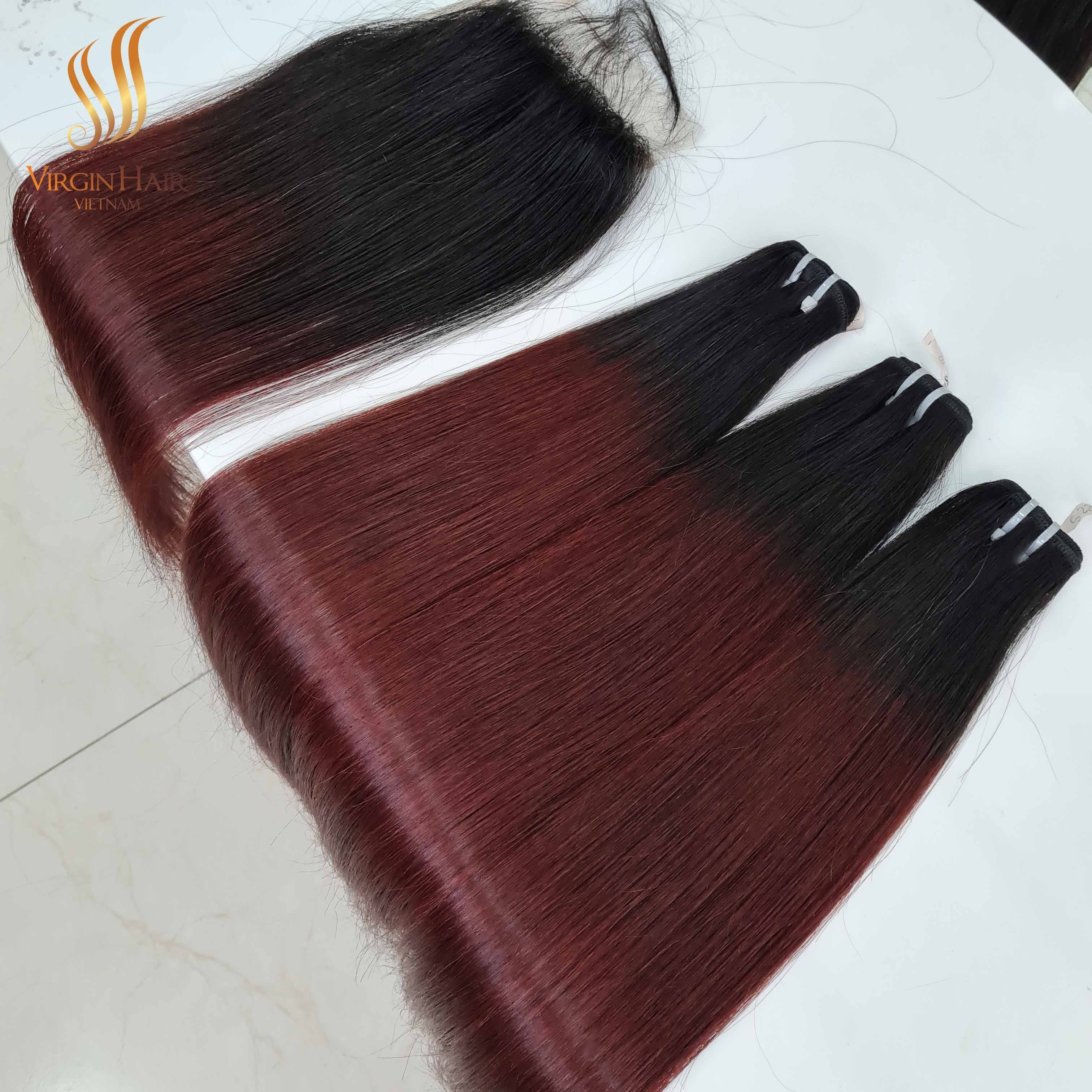 Wholesale Bone Straight Human Hair Super Double Drawn 100% Raw Virgin Unprocessed Hair Vietnamese Raw Hai