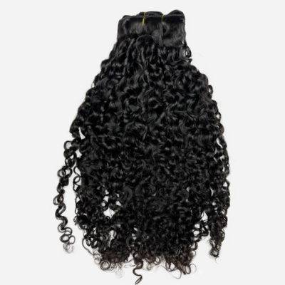 Vietnam Raw Human Hair Eurasian Curly Weft Hair Bundles