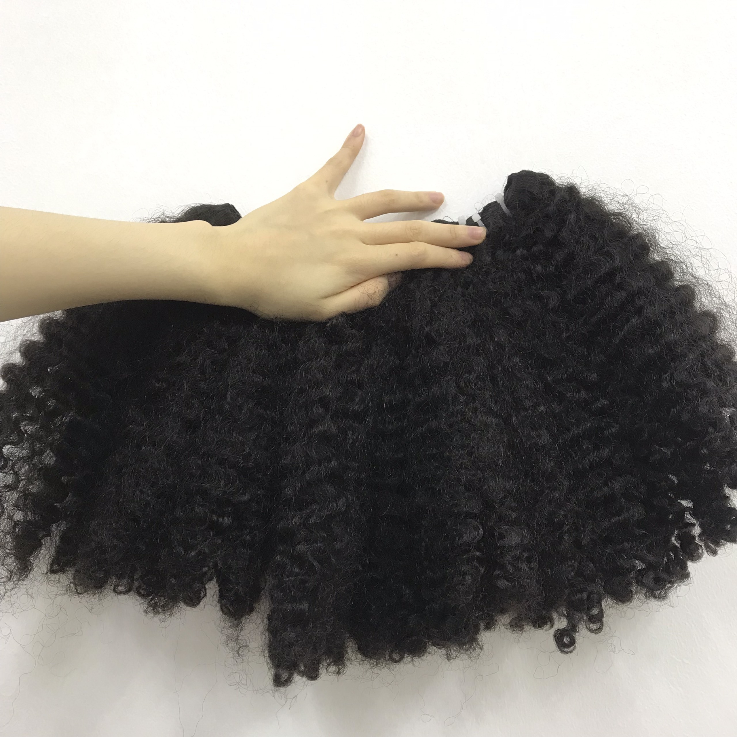 Best Hair Raw Burmese Kinky Curly Human Hair Kinky Curl Human Bundle Hair 10-32 inches