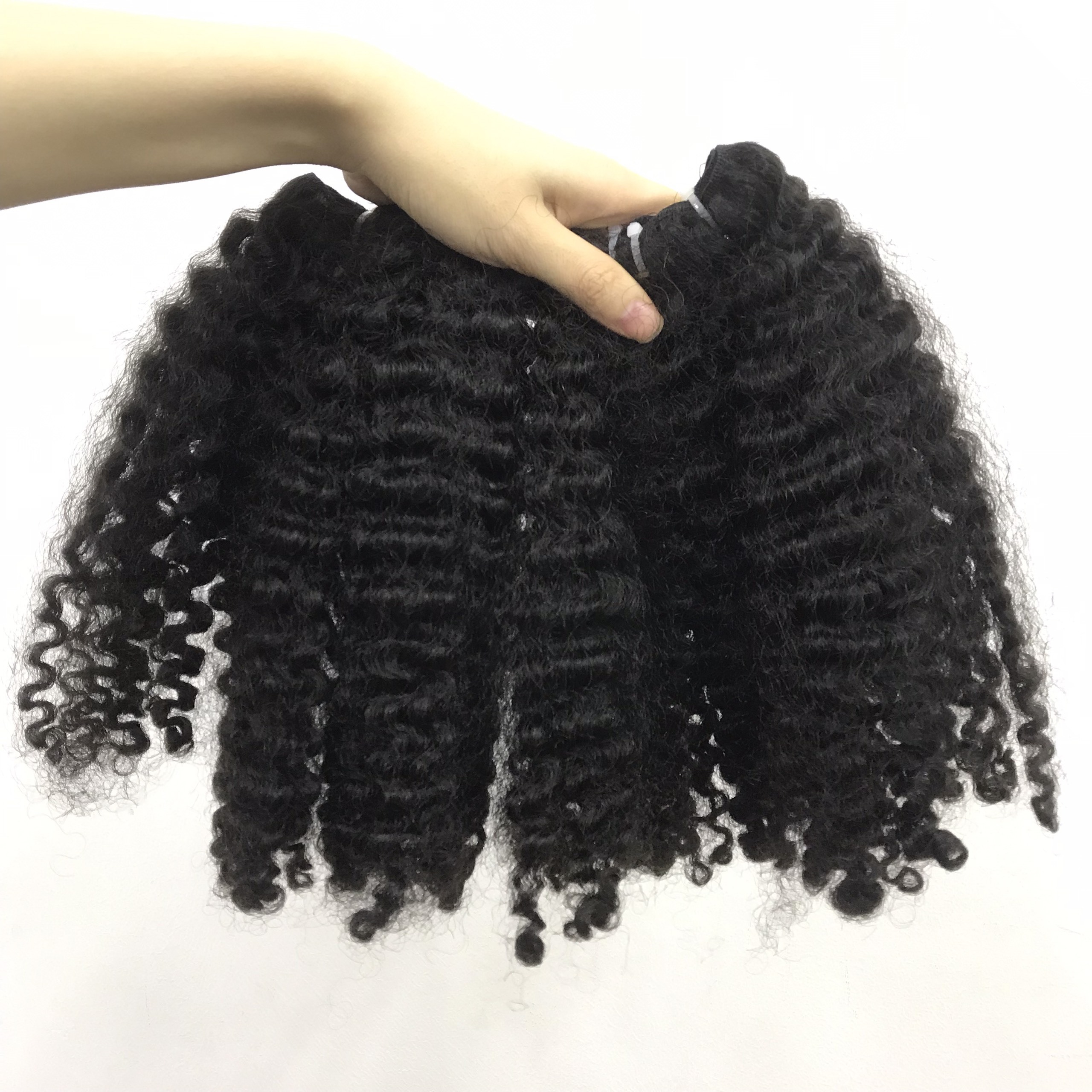 Best Hair Raw Burmese Kinky Curly Human Hair Kinky Curl Human Bundle Hair 10-32 inches