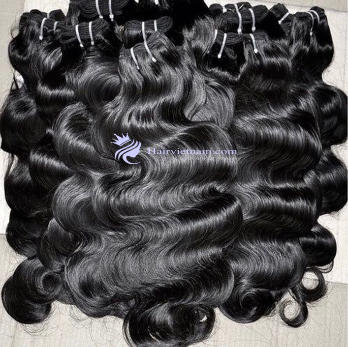 Raw vietnamese hair natural wavy Smooth and silky for curly hair high quality curly/ wavy/ 100% human hair extensions