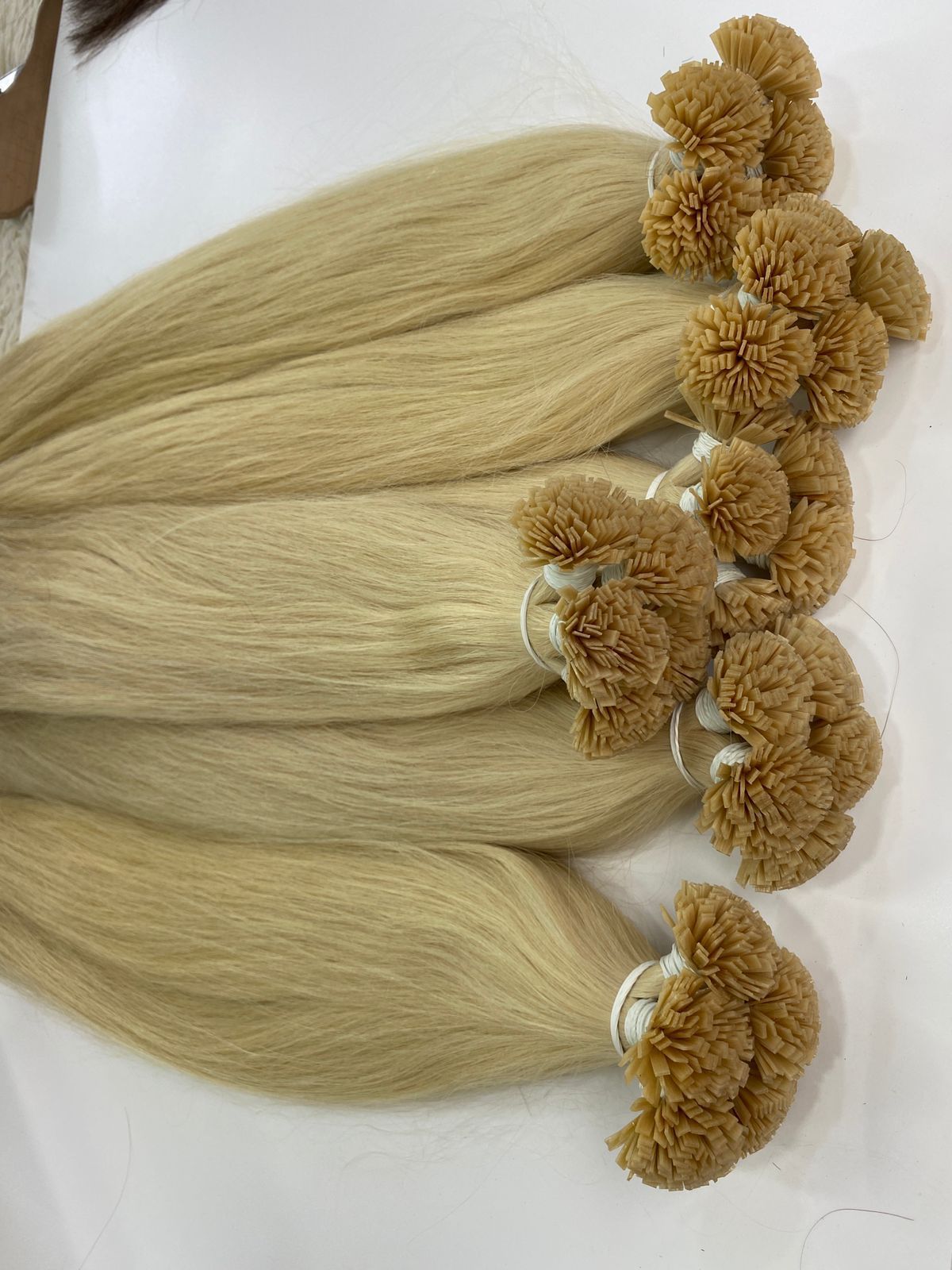 Wholesale Double Drawn Human hair extensions Pre-bonded Keratin hair Extensions Flat/I/U Tip Hair