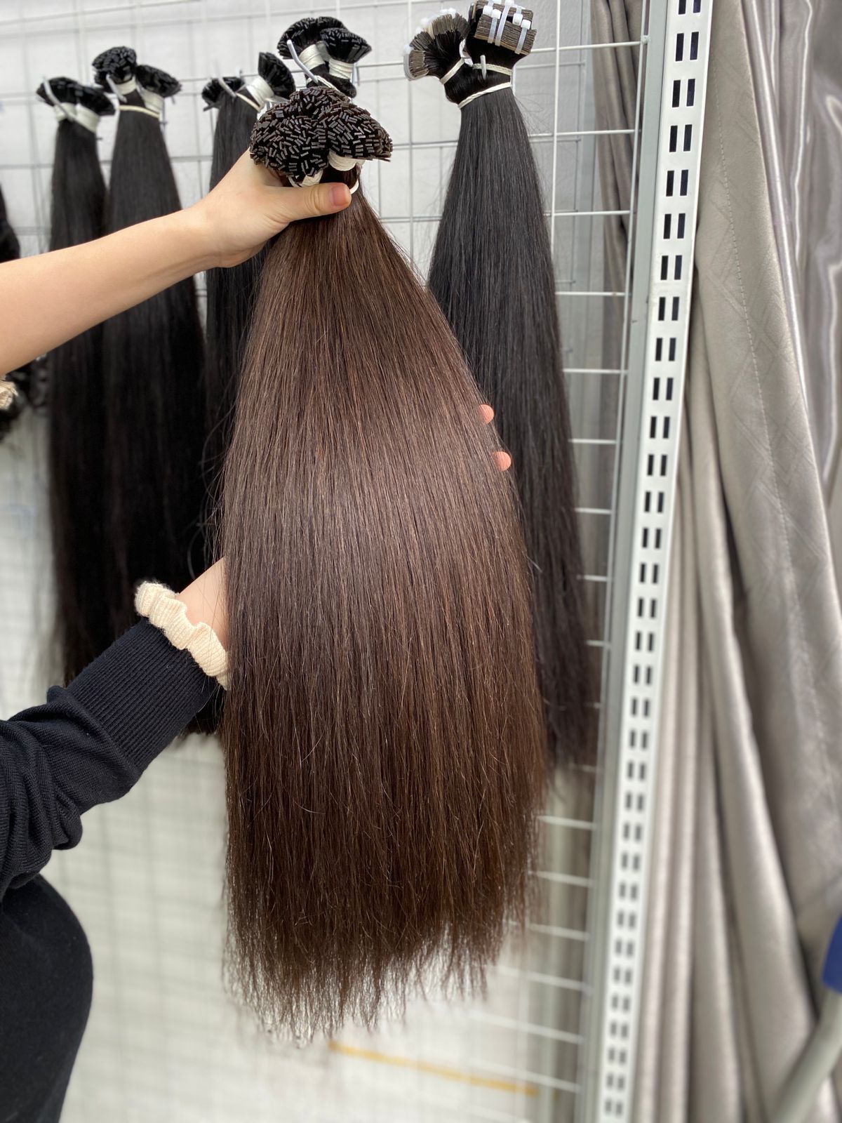 Wholesale Double Drawn Human hair extensions Pre-bonded Keratin hair Extensions Flat/I/U Tip Hair