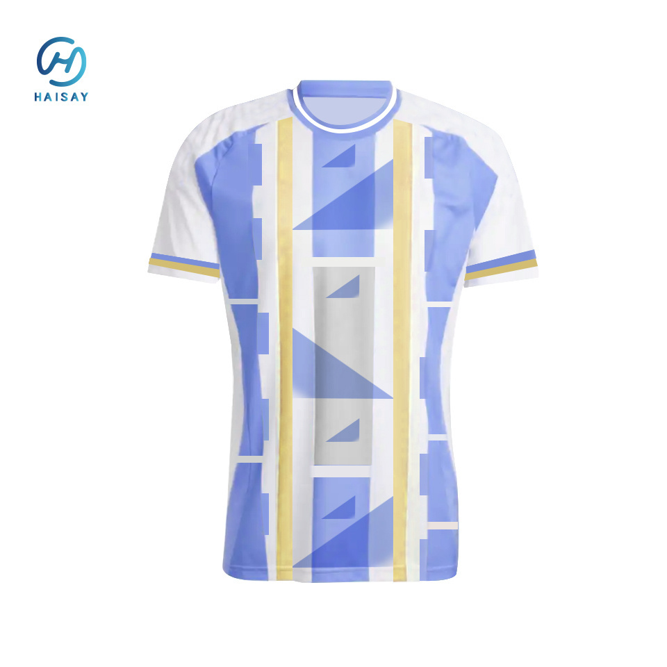 New Season Football Shirt Men Clothes Uniform Sublimated Camiseta Retro Futbol Custom Vintage Soccer Jersey for Copa America