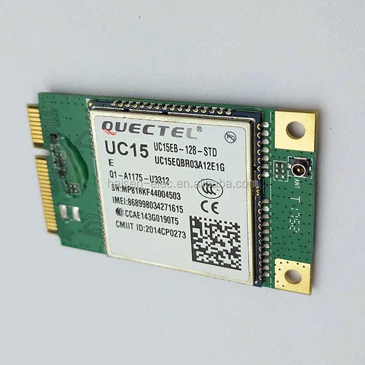 HAISEN Quectel UMTS/HSDPA MODULE UC15-E MiniPCle EDGE and GSM/GPRS Networks 3G IoT Module UC15 Mini PCIe