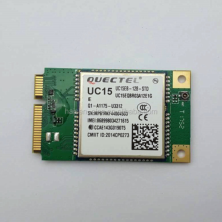 HAISEN Quectel UMTS/HSDPA MODULE UC15-E MiniPCle EDGE and GSM/GPRS Networks 3G IoT Module UC15 Mini PCIe