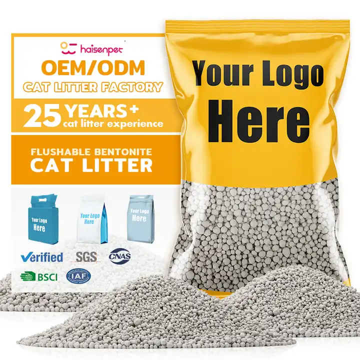 OEM ODM Factory Wholesale Premium Kitty Dust Free Clumping Bentonite Cat Litter Sand