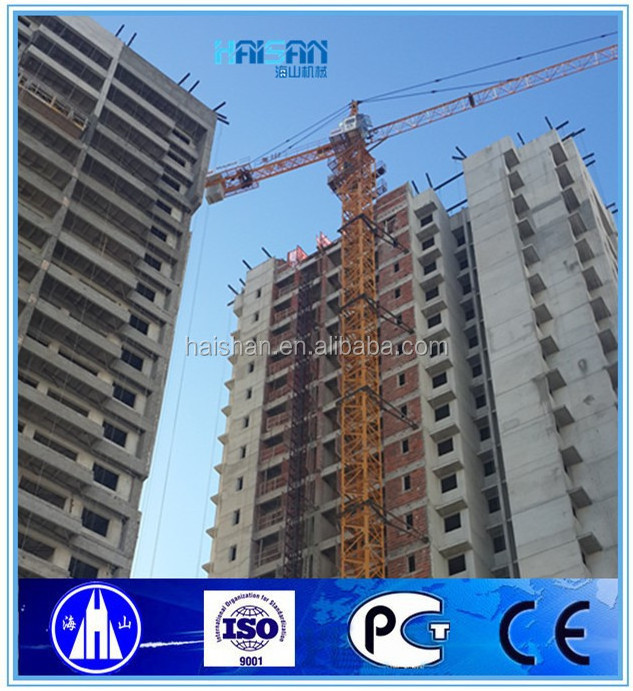 HAISAN Brand--2015 new model tower crane with ce,gost certificates