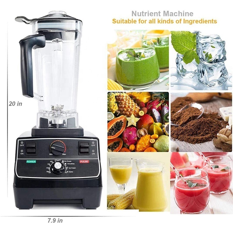 Gemat Restaurant Juice Corn Commercial Kitchen National Dry Mill Bpa Nutrimix Heavy Duty Ice Crusher Machine 2200 Watt Blender