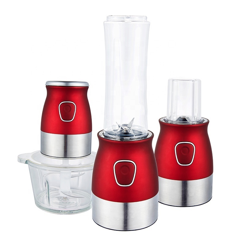 household food chopper with glass bowl and fruit juicer multifunctional electric chopper blender